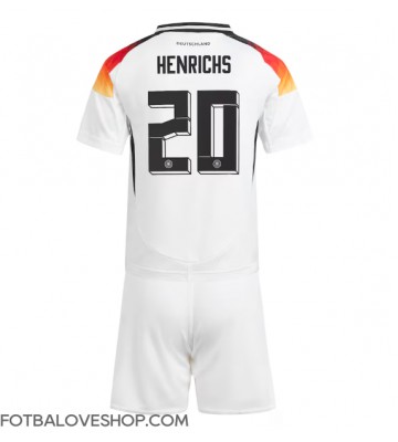 Německo Benjamin Henrichs #20 Dětské Domácí Dres ME 2024 Krátký Rukáv (+ trenýrky)